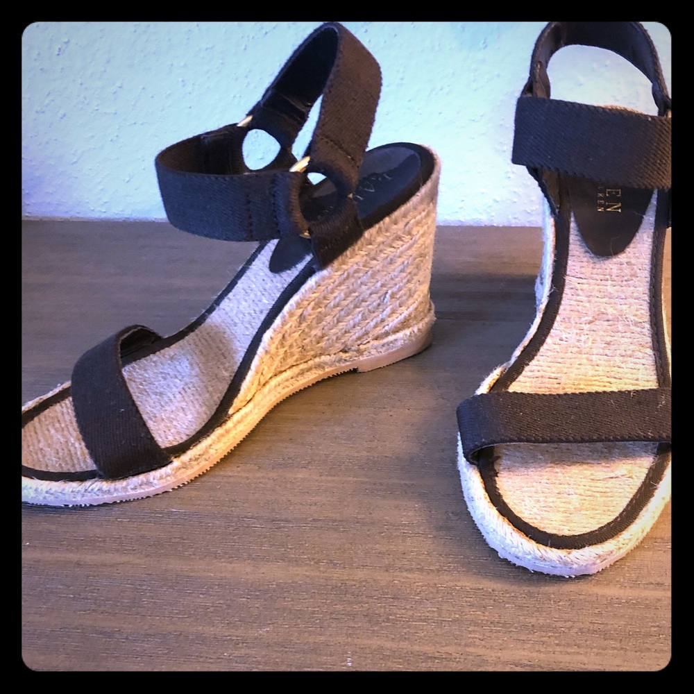 Ralph Lauren strappy wedge sandals